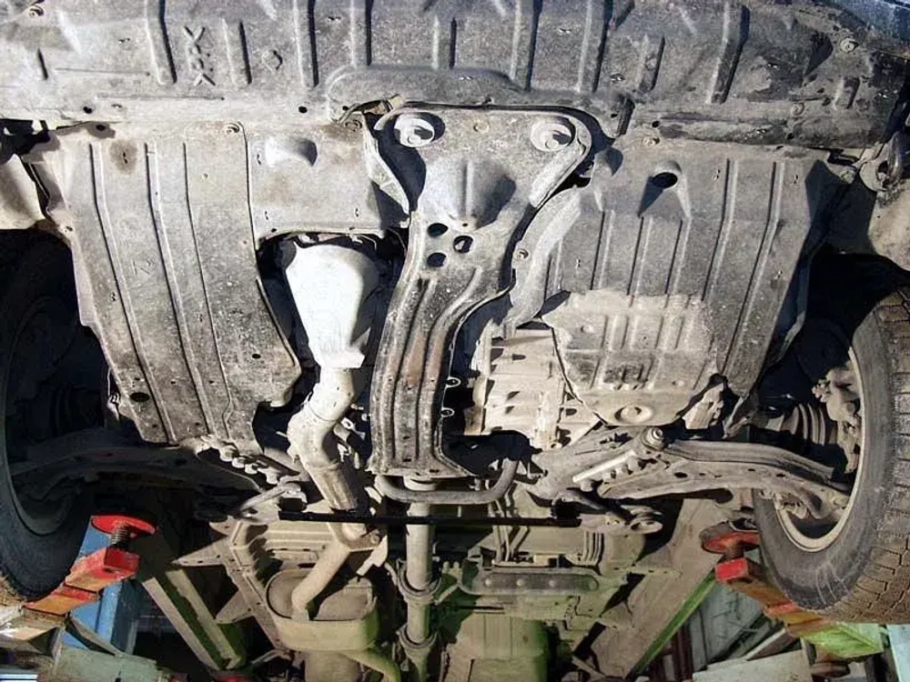 Защита картера и КПП Sheriff для Nissan Presage I/II (U30/U31) 1998-2006 арт.15.0719