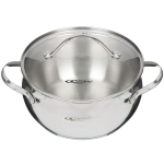 Кастрюля нерж, 3.2 л, с крыш, Катунь, Медея, КТ-AP-011-30, индукц