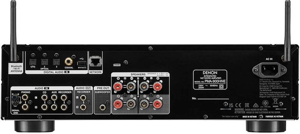 Интегральный усилитель Denon PMA-900HNE, черный, PMA900HNEBKE2