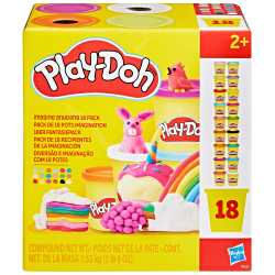 Hasbro G0522 — Набор с пластилином Play-Doh Воображение 18 туб G0522 — фото 2