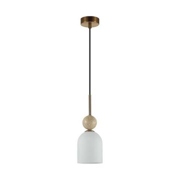 6625/1B MIDCENT ODL26 171 Подвесной светильник бронзовый/белый/камень (травертин)/металл IP20 E14 40W 220-240V LOLLA