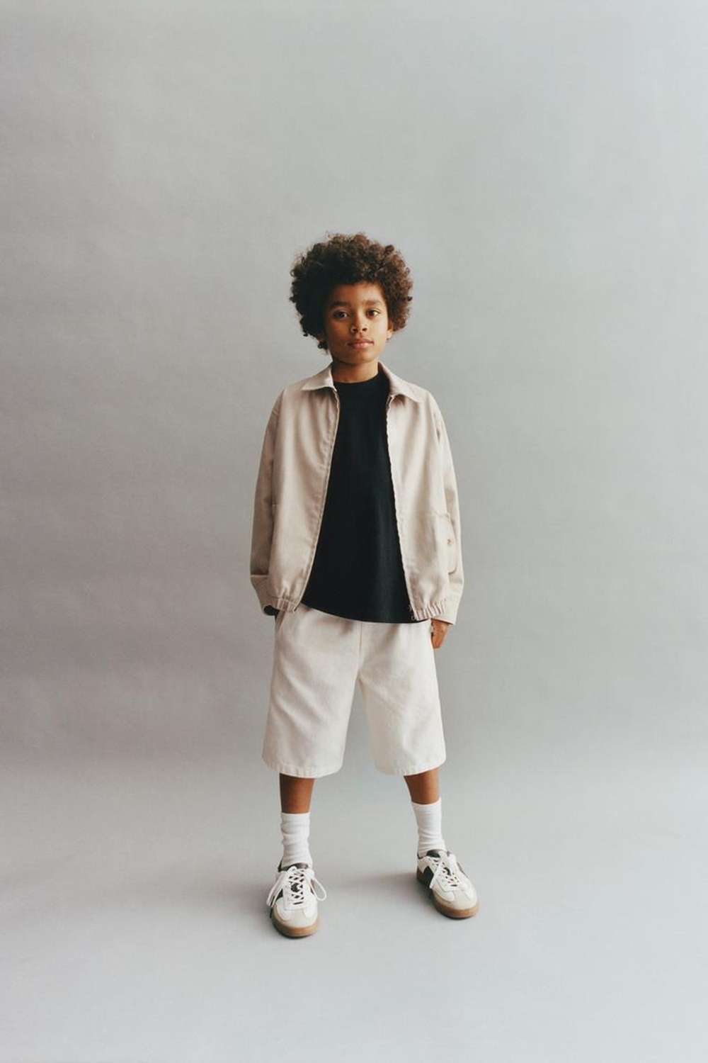 ZARA КУРТКА-БОМБЕР, ЭКРЮ