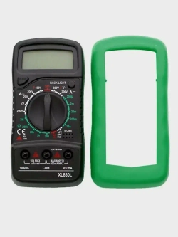 Мультиметр цифровой с прозвонкой XL830L тестер измерительный электрический вольтметр портативный токоизмерительный