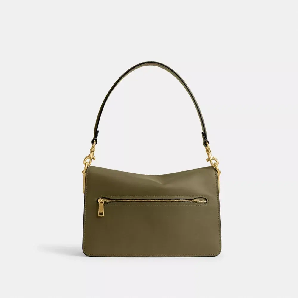 COACH СУМКА ЧЕРЕЗ ПЛЕЧО TABBY CHAIN, ОЛИВКОВЫЙ