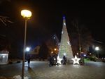 Уличная елка каркасная «Евро-2 белая» (белая пвх) 21 м