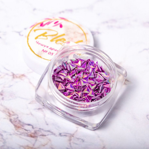 Blesk, Дизайн для ногтей "Чешуя дракона" №05