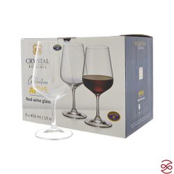Набор бокалов для вина Crystalite Bohemia APUS 450 мл (6 шт)