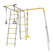 ROMANA Полянка (желтый/серый) (с качелями Диск)