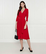 Платье с ремешком CARLYNA LAUREN RALPH LAUREN - красный(250769904)