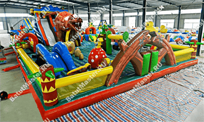 Коммерческий надувной батут "Динопарк"