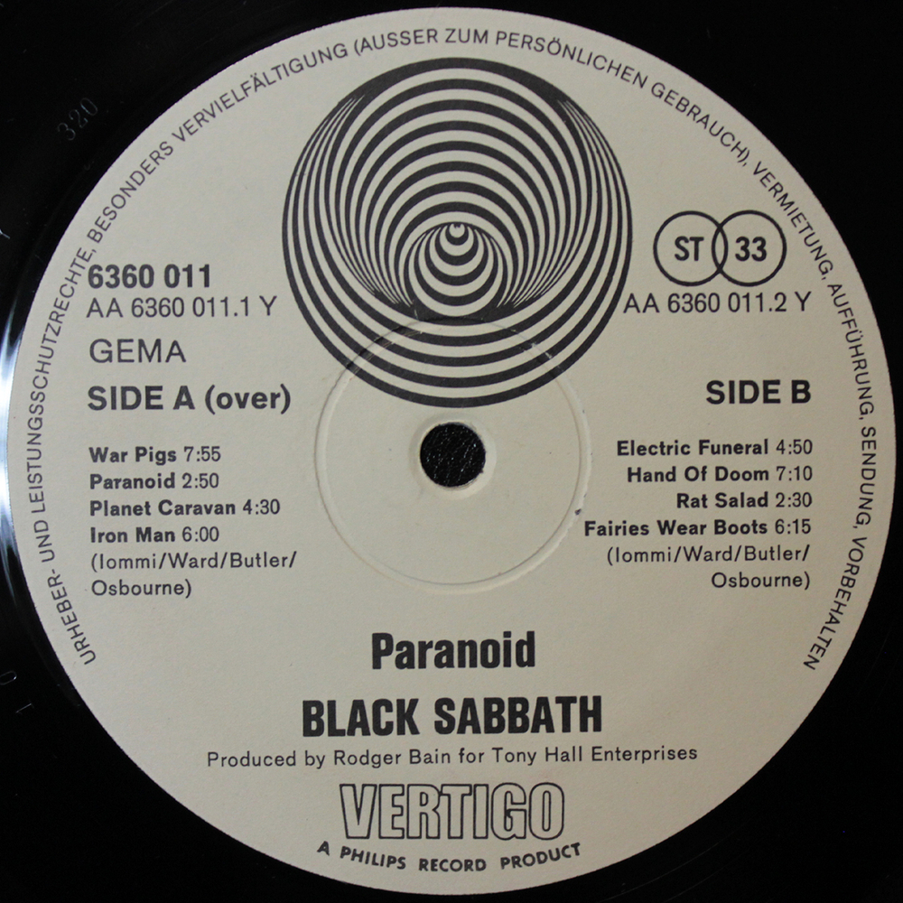 Black Sabbath / Paranoid (LP)