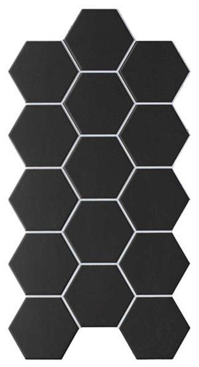 Керамогранит Hex Black (RLD000017) матовая