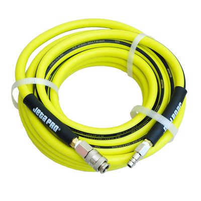 Гибкий  ПВХ шланг с соединениями М 1/4", d 9x14,5мм, длина 10м, цвет желтый