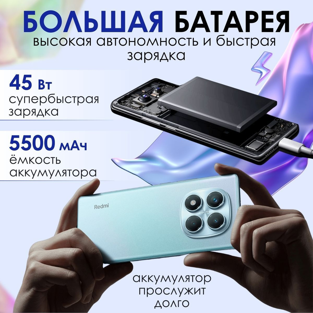 Смартфон Redmi Note 14 Pro 8+256GB Black RU