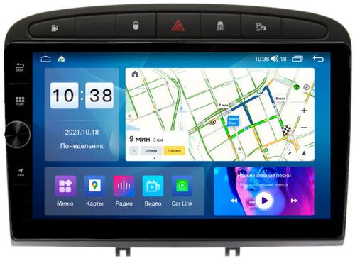 Магнитола для Peugeot 308 2007-2014, 408 2012-2022 - Parafar PF081FHDAV-B на Android 13, CarPlay, 4G SIM-слот