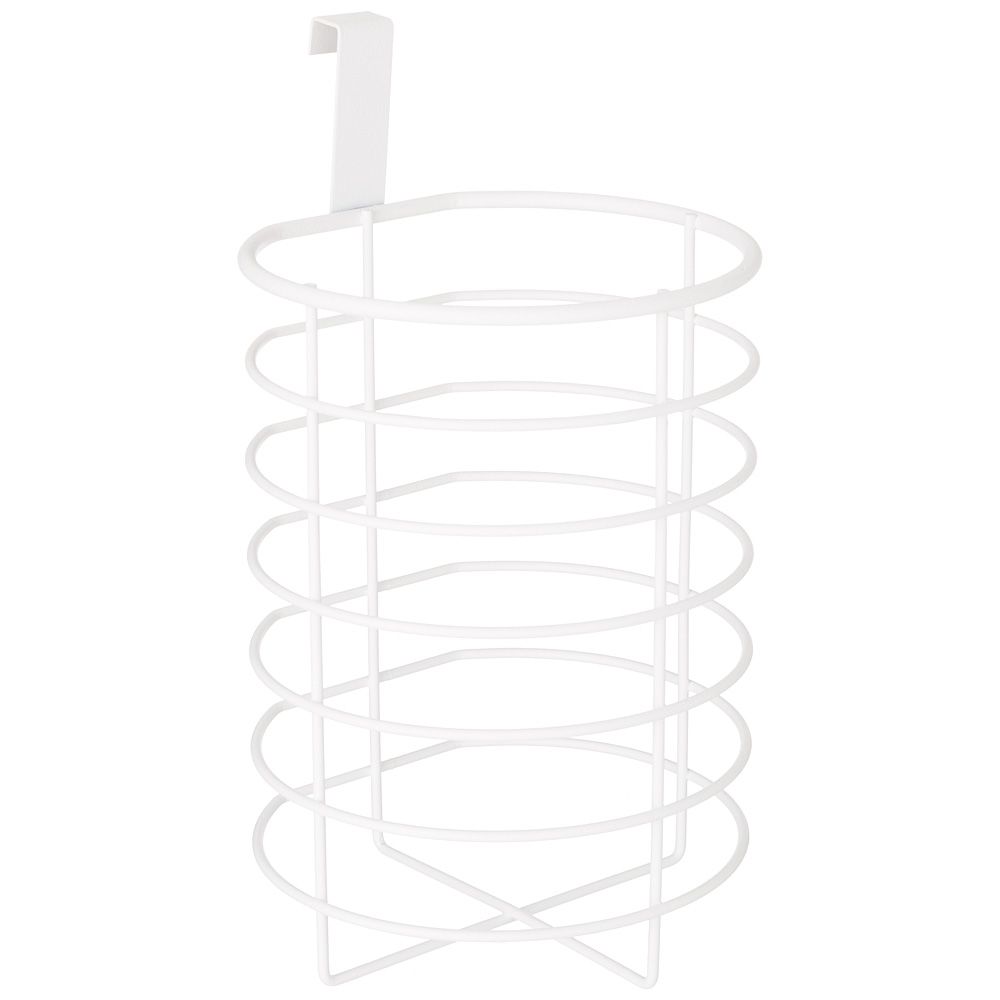 ОРГАНАЙЗЕР ДЛЯ БУМАЖНЫХ ПОЛОТЕНЕЦ И ТУАЛЕТНОЙ БУМАГИ НАВЕСНОЙ 14*14,4*20 СМ ЦВЕТ: БЕЛЫЙ