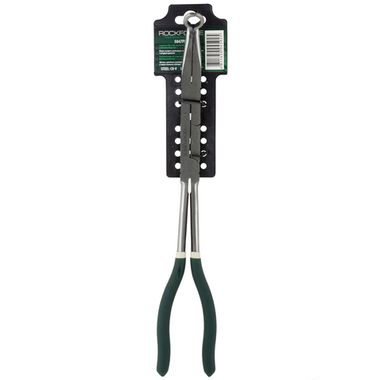 Щипцы с двойным шарнирным механизмом и закругленными губками 45° CR-V 13''-325мм (захват 13мм), на пластиковом держателе RockForce##Rock FORCE RF-5047PX4