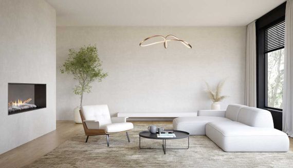 Подвесной светодиодный светильник Maytoni Curve MOD156PL-L52G4K