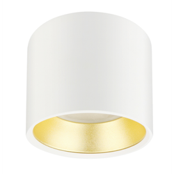 OL8 GX53 WH/GD Подсветка ЭРА Накладной под лампу Gx53, алюминий, цвет белый+золото