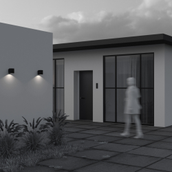 Уличный настенный светильник Outdoor O507WL-L5B3K