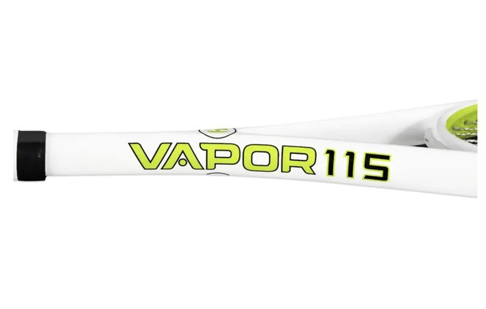 Harrow Vapor 115 Custom Raneem El Welily (2024), Squash Racket, White/Green
