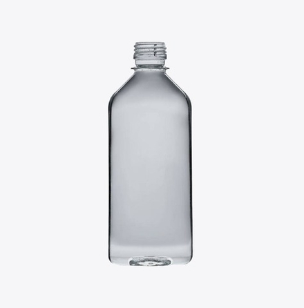 Флакон 350 мл 28 мм ПЭТ покатые плечи