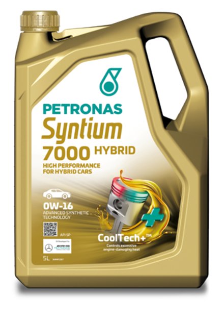 Масло моторное PETRONAS Syntium 7000 Hybrid 0W-16 5л