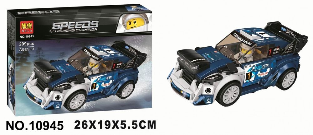 Конструктор Speeds  Champion &quot;Форд Фиеста M-Sport WRC&quot; 209 деталей