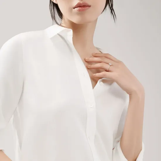 Помолвочное кольцо Tiffany из платины с бриллиантом 0.75 кт огранки Tiffany True