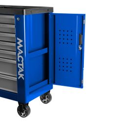 МАСТАК (521-07580B) Тележка инструментальная, 7 выдвижных ящиков, "НОВА", синяя