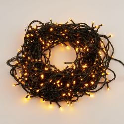 ULD-S10000-1000-DGA WARM WHITE IP20 Гирлянда светодиодная. 100м. 1000 светодиодов. Теплый белый свет. Провод зеленый. ТМ Uniel