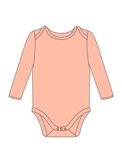 Боди "Сюрприз-1" р. 86, Персиковый (Ивашка)