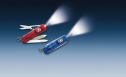 Нож-брелок Victorinox Classic Signature Lite, 58 мм, 7 функций, полупрозрачный синий