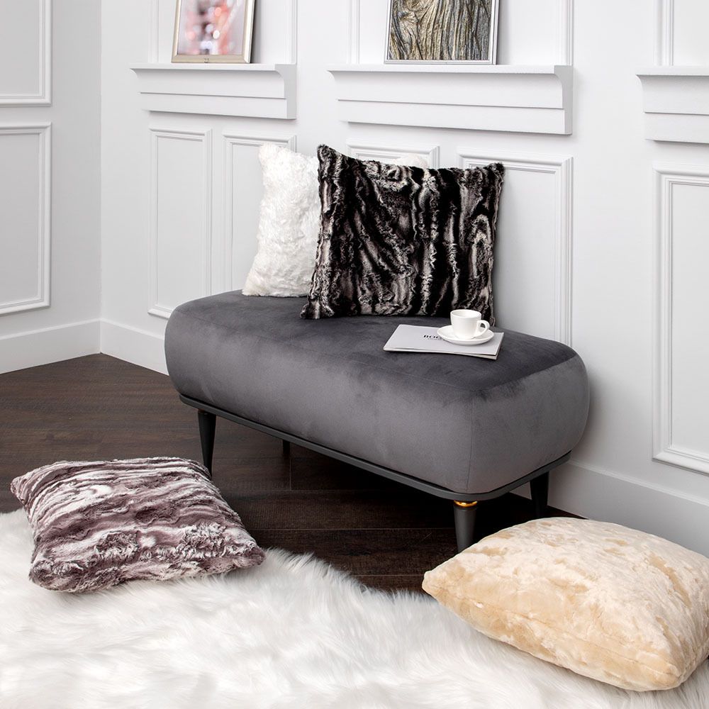 Подушка декоративная Рекс Серая