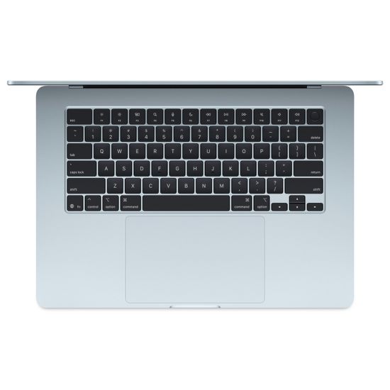 Apple MacBook Air 15" (M4, 10C CPU/10C GPU, 2025), 24 ГБ, 512 ГБ SSD, «небесно-голубой»