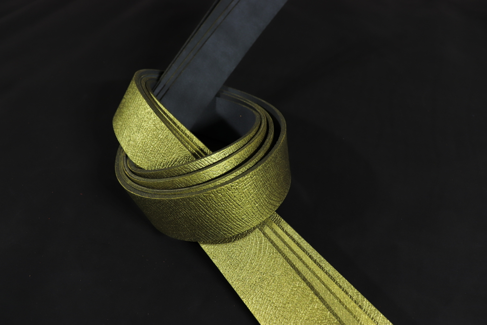 Ременная заготовка Золотая с лицевой отделкой + Плита Слон