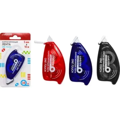 Корректор-лента deVENTE 5ммх10м асс. корпус ассорти 4062100