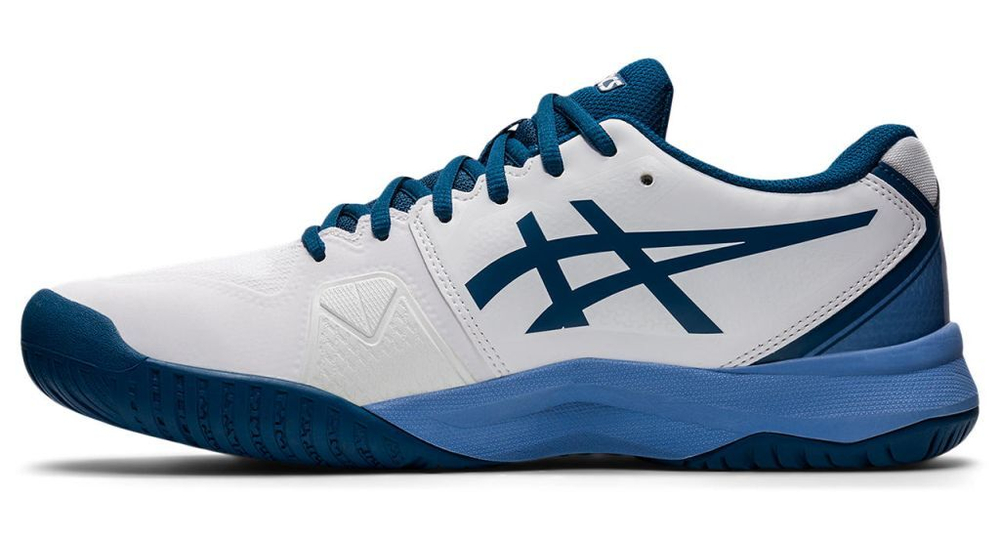 Мужские кроссовки теннисные Asics Gel-Challenger 13 - white/light indigo