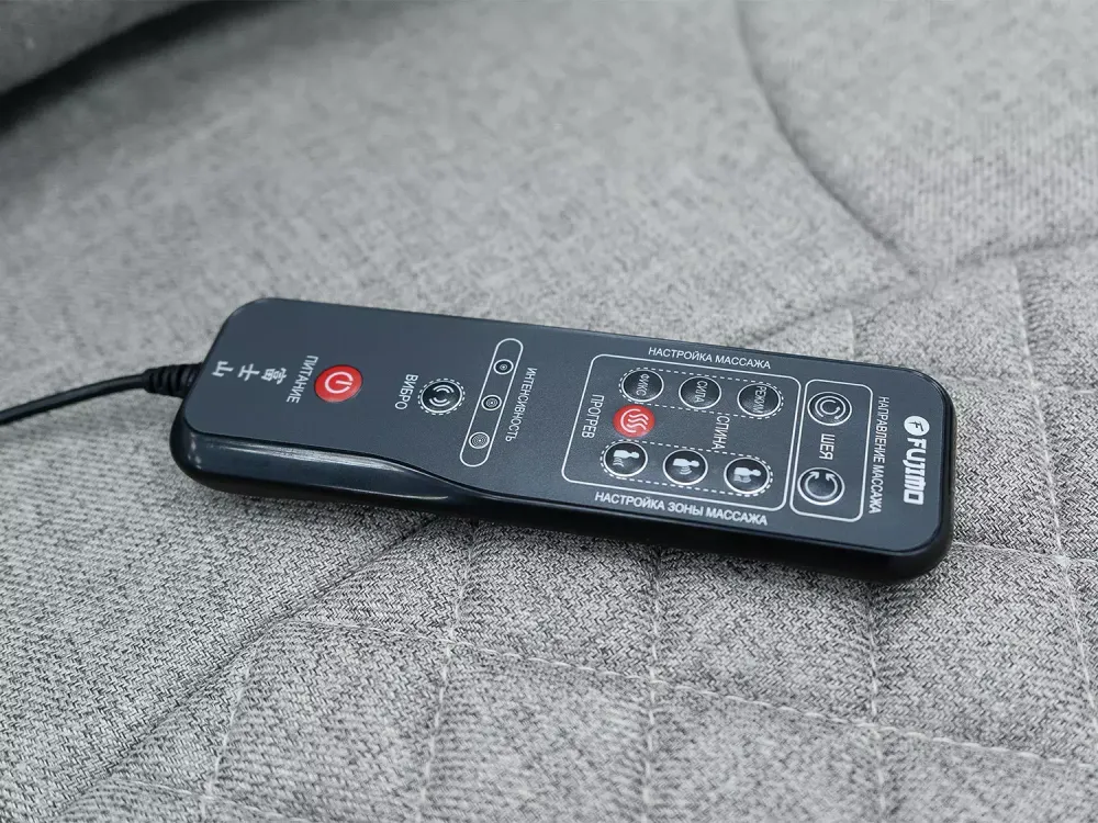 Кресло-реклайнер электрический с массажем FUJIMO SOHO NEXT F2007 TCX Шоколад, Бежевый, Серый