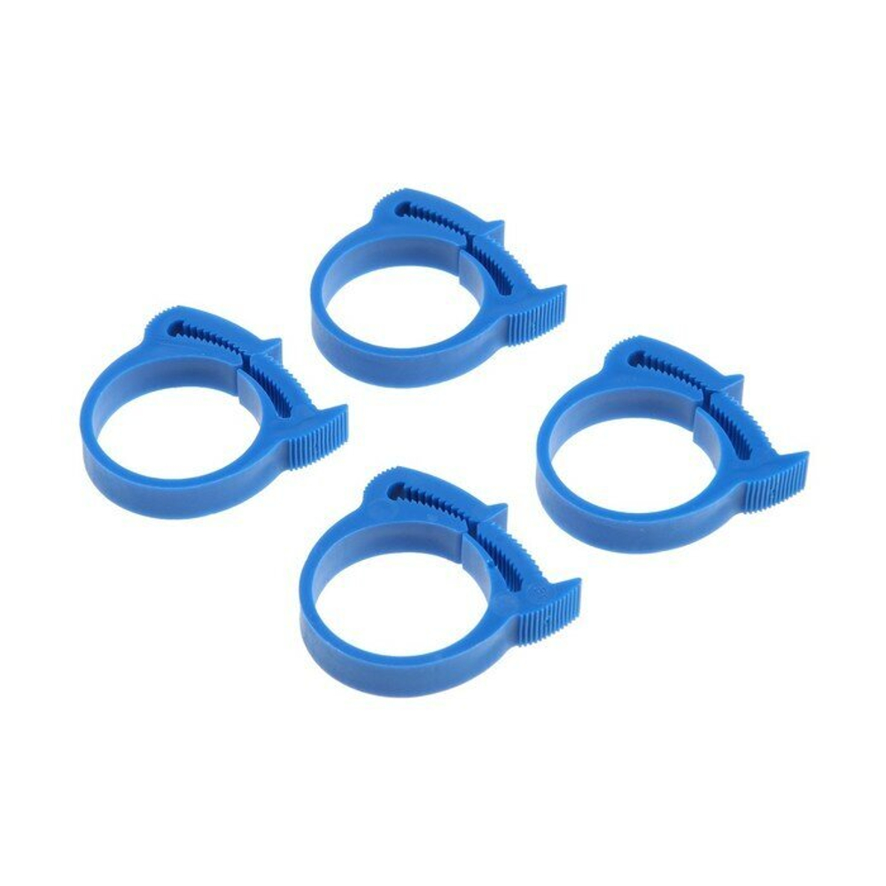 Хомут силовой пластик ПП синий Clip-Track