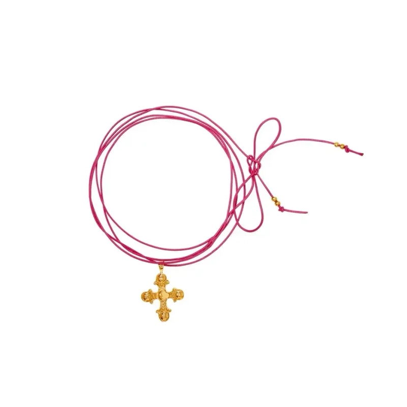 Колье Символ Короля Нептуна на Кожаном Шнуре