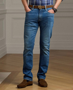 Slim Fit Stretch Jean – мужские узкие джинсы с эффектом потёртости от Ralph Lauren