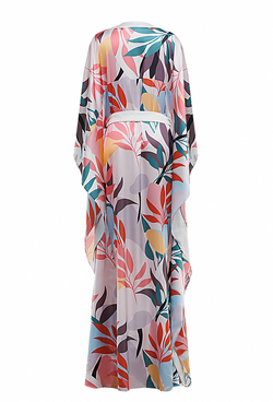 Платье-халат свободного кроя в стиле "кимоно" 17-01-24 SS