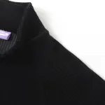 Толстовка Ymkashix Puff Zip велюровая черная