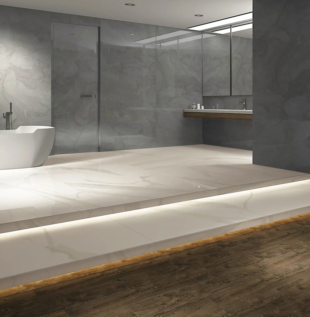 60*120 ATLANTIS WHITE REKTIFIE PARLAK NANO