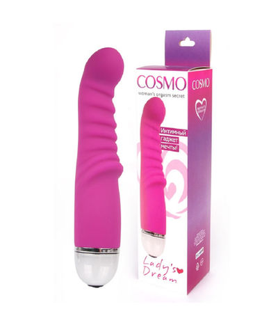 Вибромассажер Cosmo розовый 17 см