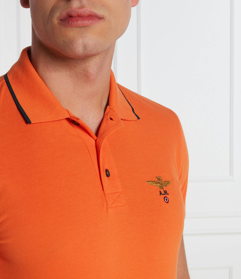 Поло Aeronautica Militare - оранжевый(PO1308P82)
