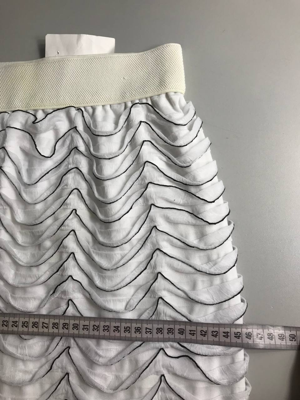Юбка с воланами, визуально 48 размер, новая
