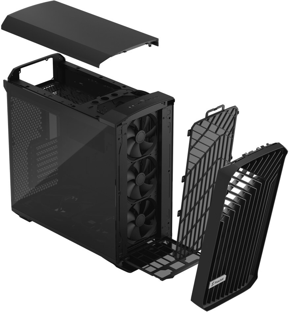 Корпус eATX Fractal Design Torrent Black TG Dark Tint