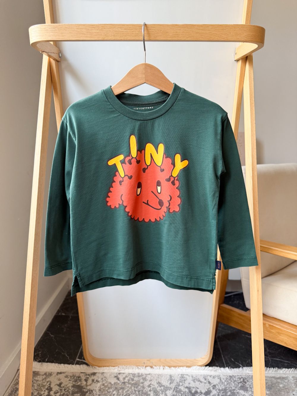 Хлопковый лонгслив Tinycottons, 92